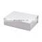 Bespoke white a6 shallow magnetic closure folding retail thin product gift mailer box