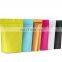 Custom food packaging plastic resealable foil tea bags stand up ziplock pouch for tea  dried fruit coffee