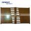 Newly house morden gate design ,aluminium horizontal  double swing gate design .