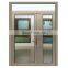Wind proof bullet proof security dooraluminium LOW-E  laminated glass door