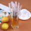 Unique Creativity Branded Christmas Party Valentines Day Reusable Crystal Eco Glass Straws
