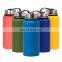 32oz powder coated double wall insulated vacuum stainless steel water bottle