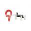 left rear trailer hitch car towing hook stainless steel for jeep JK 07-17