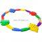 Kindergarten sensory training colorful river kids plastic balance beam