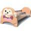 Kindergarten Kids Bedroom Pink Pig Style Children Bed Plastic and Wood Material Children Furniture for sale