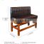 American Bar Style Restaurant Set Booth Restaurant Tables and Chairs Set Bar Furniture Bar Stool Set Chairs Solid Wood Modern