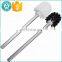 High Quality Hotel Durable Fancy Bathroom Stainless Steel Toilet Brush Cleaning Holder With Acrylic Makeup Brush Head Prices Pla