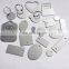 Rectangle Shape Stainless Steel Plate Custom laser Engraving Logo stainless steel tags