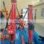 Portable anchor drill rig with twist drill pipe