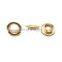 9mm Gold Grommet Metal Round Eyelets For Clothes