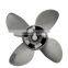 Aluminum outboard engine custom 4 blade propeller