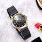 SHENGKE Luxury Lady Watch Flower Pattern Dial With Shiny Rivet Index Stainless Steel Milanese Mesh Band Quartz Watch K0081L