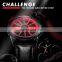 SINOBI Creative Watches Men Car Wheel Watch Breathable Holes Leather Band Quartz Watches  S9779G