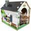 Eco-Friendly Cardboard Cute Pet Scratcher House Removable Cat Shelter Large Indoor Storage Cat Cardboard House