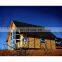 Luxury light steel keel structure wooden tiny camping house for Europe