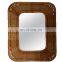 Hot Product Organic Mirror Rectangle Wicker Rattan Wall Mirror Decoration For Sale Wholesale Made in Vietnam