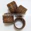 Collection Of rattan napkin rings in oval shape Cheap Wholesale Tableware set napkin holder rings wovenmade in Vietnam