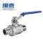 Stainless steel 2PC Ball Valve Male Thread End