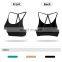 Custom Sling Straps Recycled Sports Fitness Bras Open Back Sweat Wicking Workout Yoga Tops