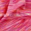 uv resistant rainbow colored yarn dye nylon spandex fabric for shoes swimwear