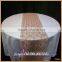 TR007B round rectangle tables decor 100% lace hand embroidered table runner