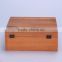 High end wooden box with hot stamping logo,wooden storage box,gift box design