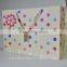 34*22*6.5cm exquisite stylish paper bag printing with ribbon, hand carry bags