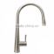 Supply Brass Chrome Plating 360 Degree Rotation Brushed Kitchen Mixer Tap Pull Out Brushed Kitchen Faucet