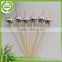 Low price good quality cocktail bamboo green tape skewer sticks