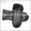 fashion women and gril mitten black sheepskin leather gloves