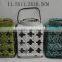 "pinsun"ceramic lantern with solor light