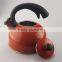 2.5L Home used tea kettles with red color coating on body
