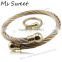 cable wire ring bracelet jewellery set designs for men