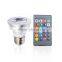 RGB LED lamps 16 Color Change bulb E27 4W Spotlight AC 85V 110V 220V 265V for Home Party Decoration light with IR Remote