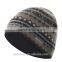 Fashion Jacquard custom beanie hats  wholesale