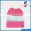 customize colorful kids pompom beanie