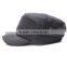 High quality custom blank leather military cap