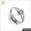 Fashion High Quality White Gold Sterling Silver Rings
