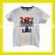 2016 Fashion Products Bros Baby Rinne Benson Back Boy Cotton Printed Short Sleeve White T-Shirt