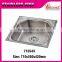 kitchenware with drainer heat handmade stainless steel kitchen sink
