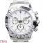 Stainless steel back water resistant Top quality chronograph Men Mechanical watches