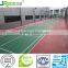 badminton court flooring cushion effect material with ITF