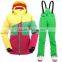 New Arrival 2016 Winter Ski Suit High Quality Women Jacket Outdoor Waterproof Snowboarding Mountaineering Sport Jacket+Pant