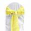 Taffeta pintuck chair sash for wedding