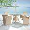 weatherproof rattan furniture cafe table chair set