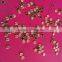 500pcs 3mm Glass Gems Stone Nail Jewelry with Gold Metal Ring