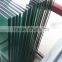 edges polished tempered glass panel for swimming pool fence