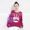 Custom wholesale printed crewneck hoody