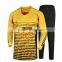Custom high quality good sale padded red goalkeeper uniforms wholesale