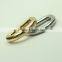 High quality not jointed metal custom embossed logo zinc alloy d ring for 25mm bag strap